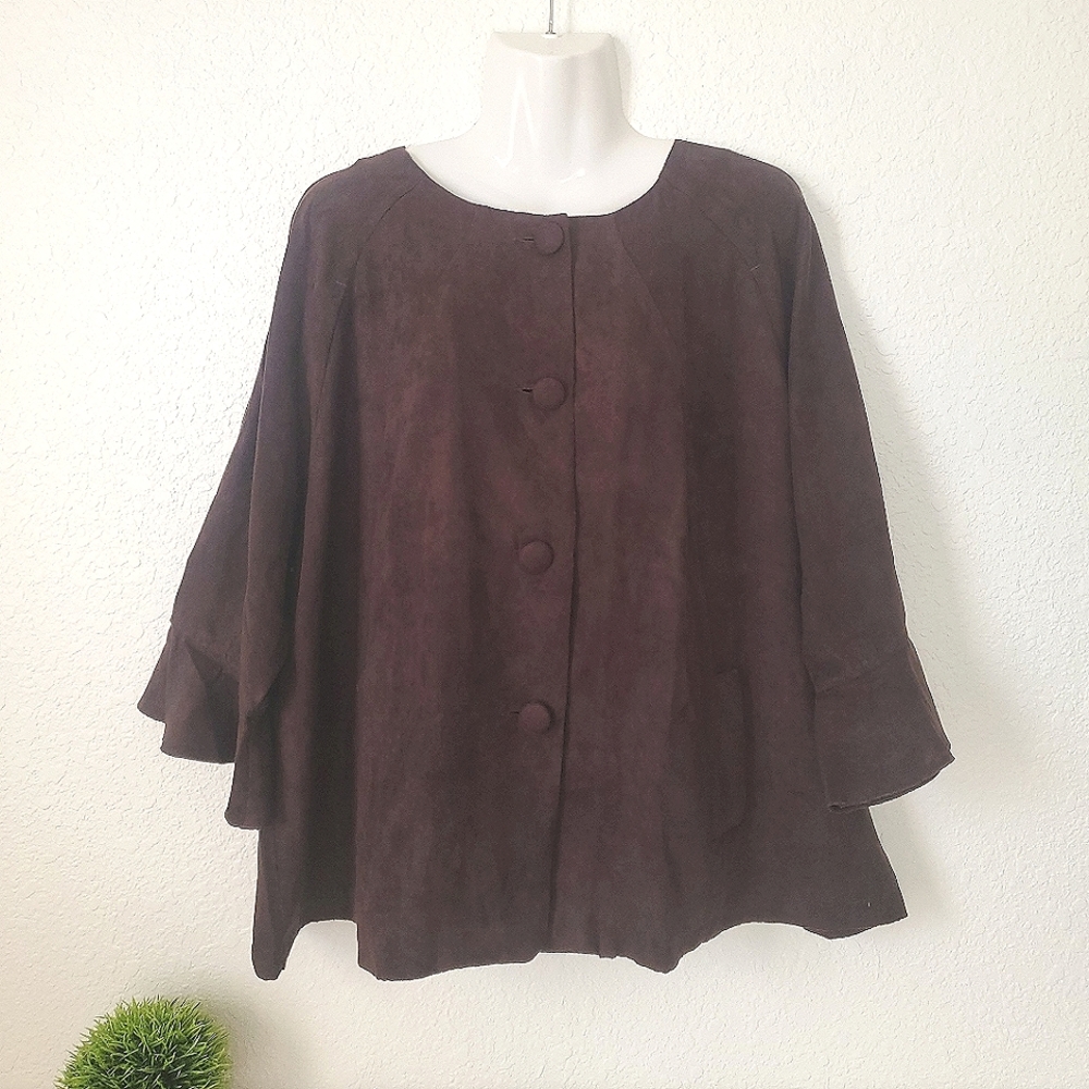 AVENUE Woman's Brown Jacket